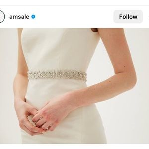 Amsale bridal belt